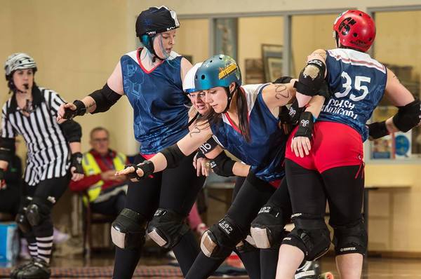 Another South Seas Roller Derby clash is on this weekend. Picture: RICHARD ANNABLE