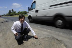 Half done road could lead  to tragedy