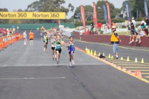 Relay runners spanning generations