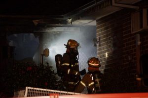 Home destroyed: family saved