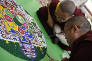 Monks at work