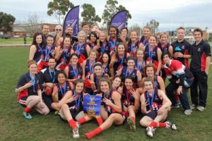 Hallam College girls notch up third straight state title