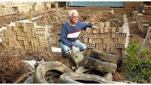 The swimming pool that became a secret rubbish dump