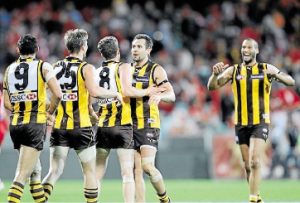 AFL: Narrow escape for Hawks as Crows battle to the end