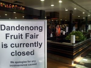 Vegie shop closed overnight after food complaint