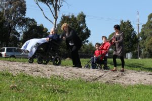 On the warpath over Noble Park footpath