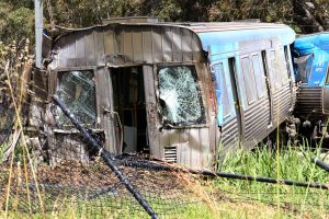 Dandenong South rail crash: Truck appeared to crash into gates
