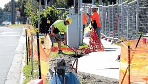 Springvale Plaza works upset trader
