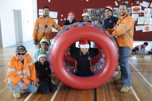 Eyes light for bright construction workers