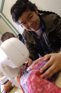 Quilting a creative patch