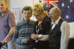 Home residents hold their own parade