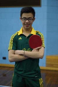 Huang paddles in to bat