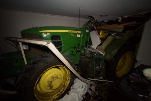 Lucky couple survives tractor’s nightmare run