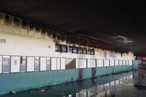 Grandstand fire brings race fears