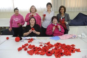 Wool poppies, warm hearts