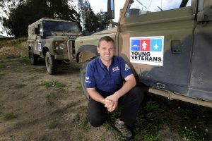 Veterans drive back home