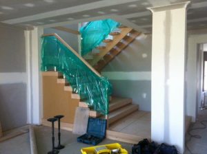 Police probe stair case