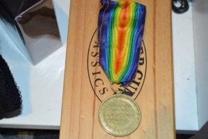 Medals turned up in raid, police seek war chest