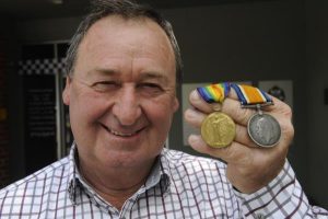 Chest fills with emotion as long lost medals returned