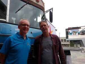 Aboard the health bus