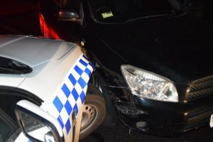 Teen flees after car chase