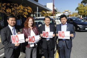 Parking protest is left standing