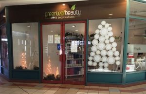 Windows reflect festive cheer