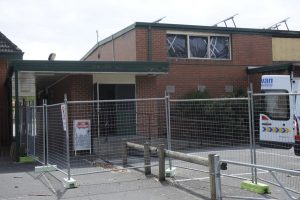 Arson probe after school blaze