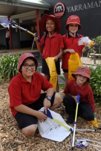 Students in clean-up lead