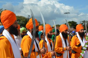 Sikh sword parade