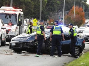 Driver rescued from car after crash