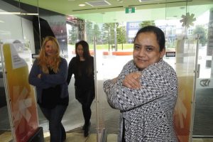 Cool heads win library door upgrade