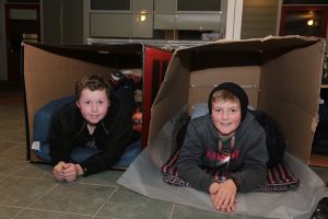 Raising homeless cash from cardboard boxes
