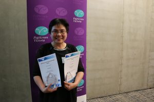 Nurse bags two PapScreen awards