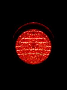 Red faced over light fine
