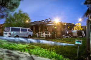 Cops probe suspicious home fire