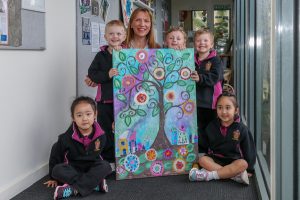 Charity cheque for hospital