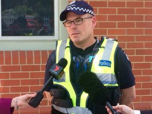 Rammed cop reveals shock at close escape