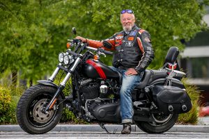 Motorbiker on a mission