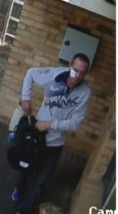 Bandaged bandit’s smash and grab
