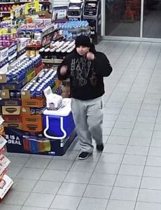 Camera captures raid suspect