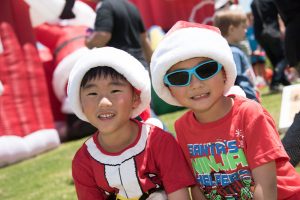 Have fun and smile along with Santa
