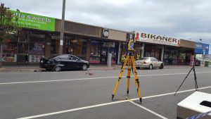 Pedestrian hit by car