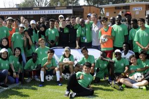 Soccer clinic brings everyone on side