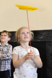 Kids show off their circus skills