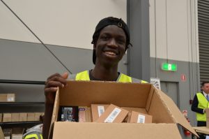 At-risk youth handpicked for packing