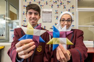 Weaving stars to curb bullying