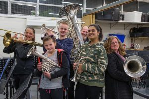 Band is bold with brass