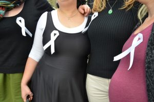 Women protest at court against abuse accused