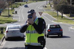 Police blitz on pedestrians